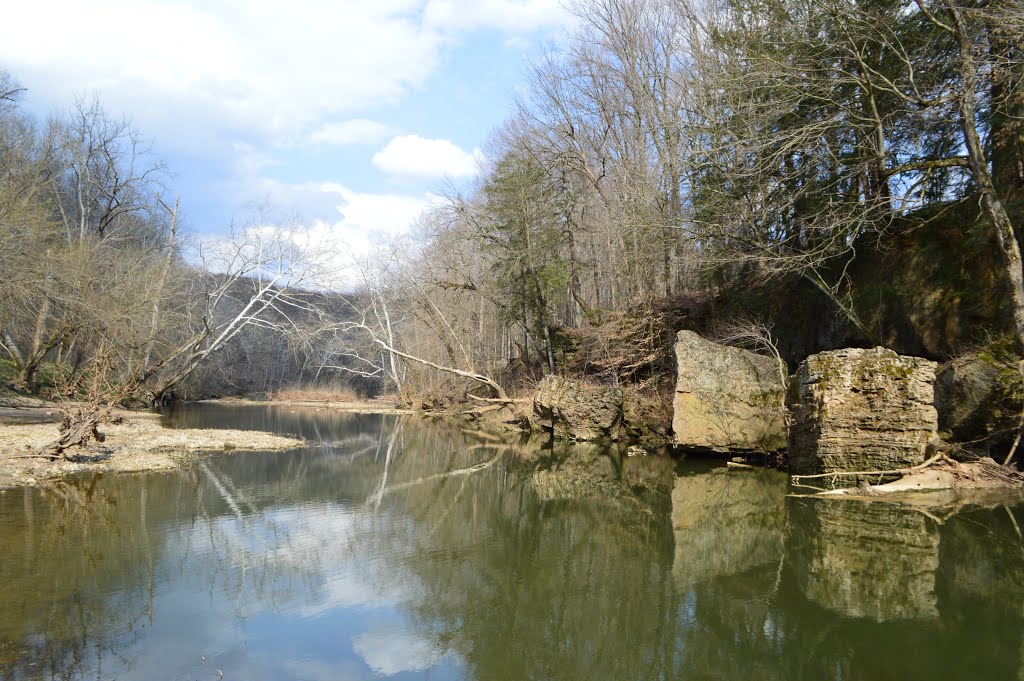 Big Rocks in Muscatatuck River