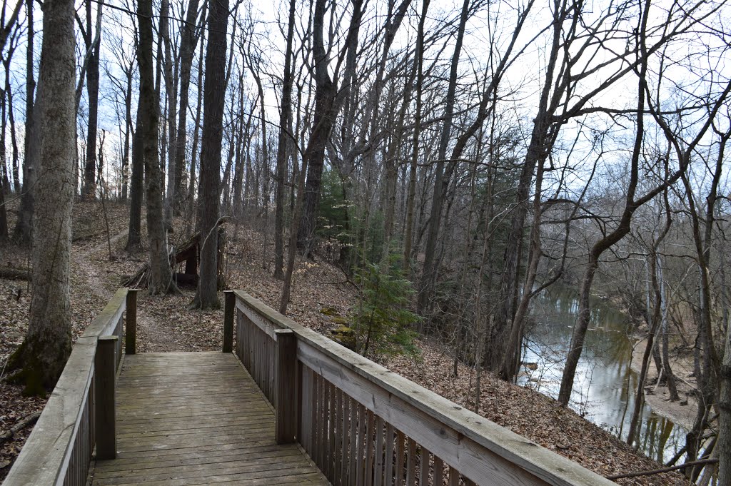 Calli Trail Bridge and River