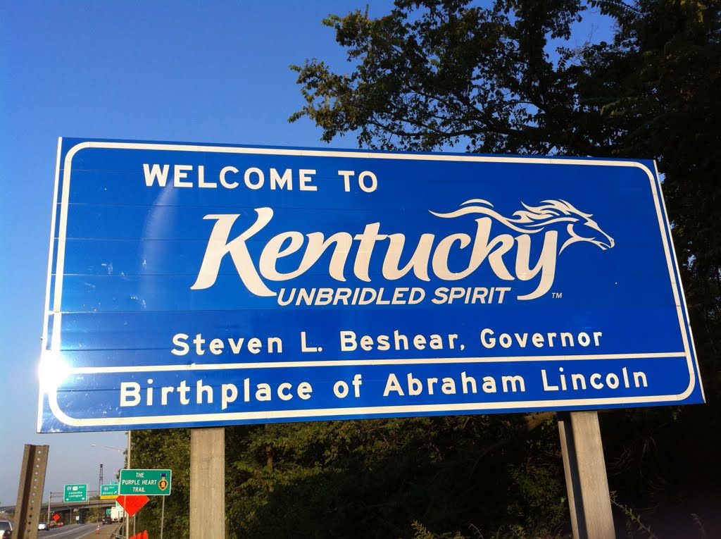 Welcome Sign to Kentucky