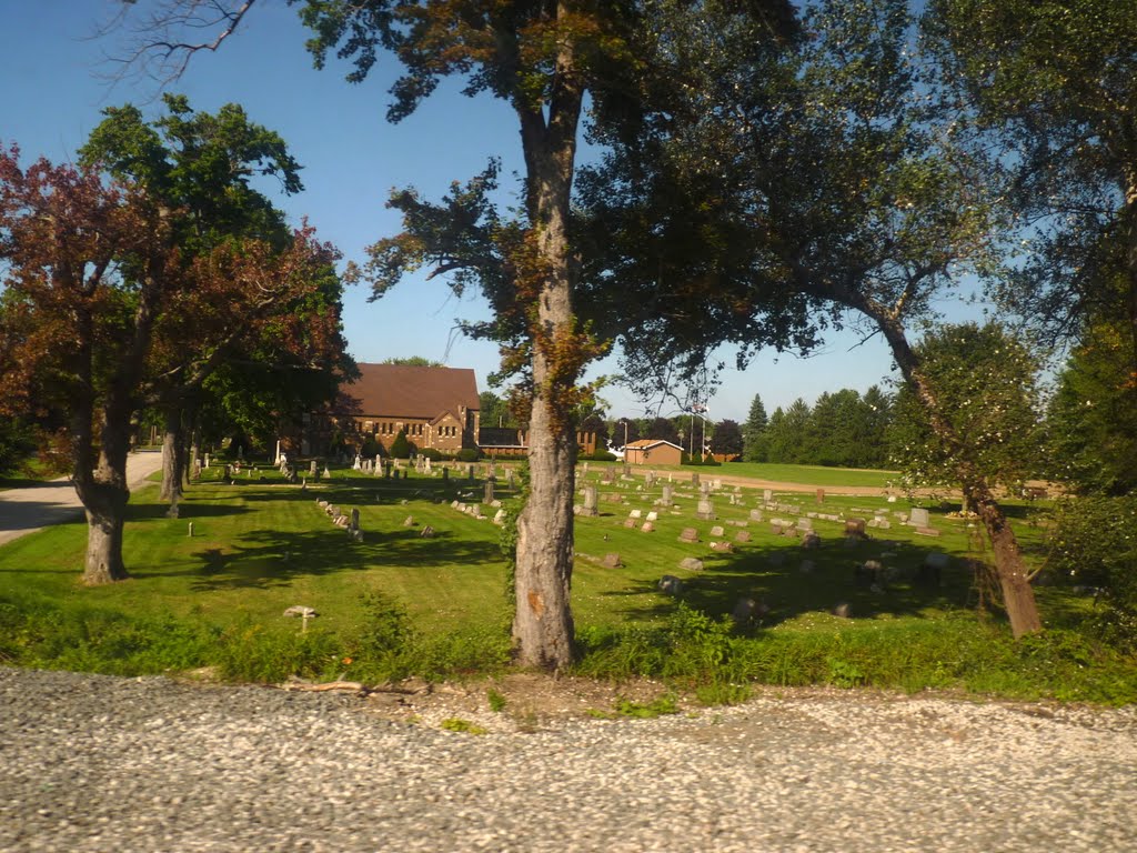 Augsburg Evangelical Lutheran Church, 100 North Mineral Springs Road from wolverine train, Porter in