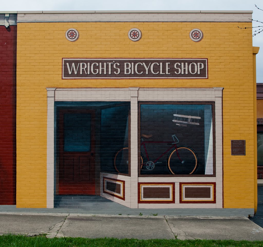 Wrights Bicycle Shop Mural, Richmond, IN