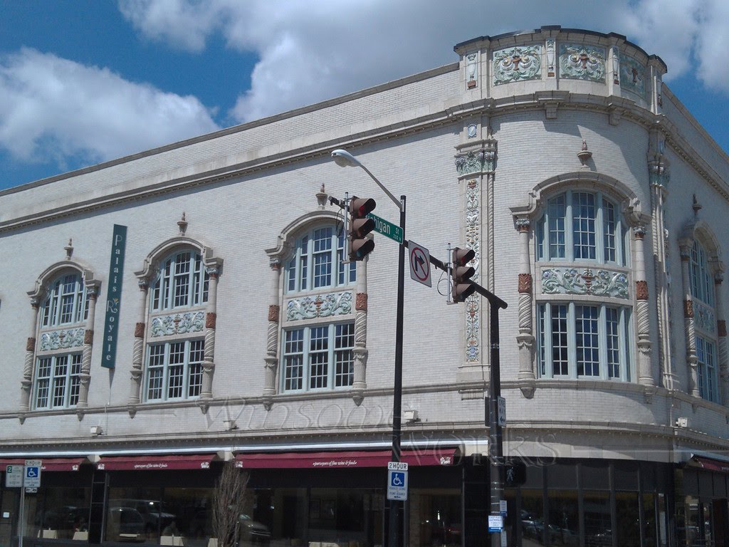 Corner of Morris Performing Arts Center - South Bend, Indiana  - USA