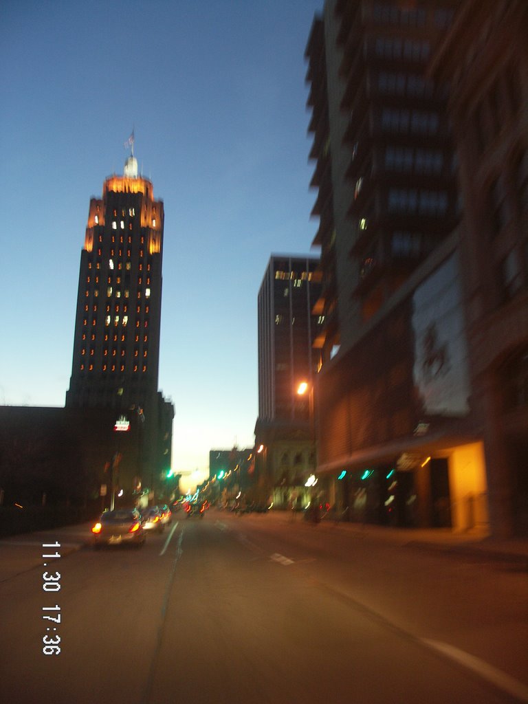 Fort Wayne - E Berry Street By Nite