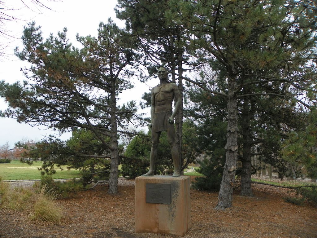 Headwaters Park, Cheif Little Turtle Statue