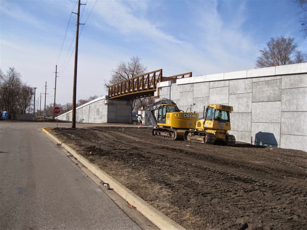 Monon Trail Bridge April 2014 165th Street