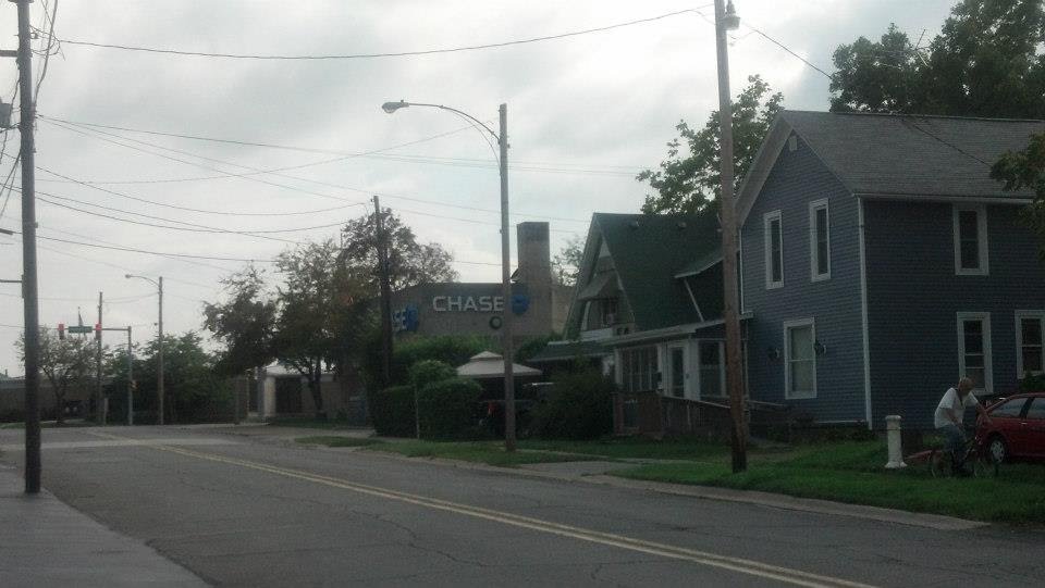 Chase Bank and that lil Bistro
