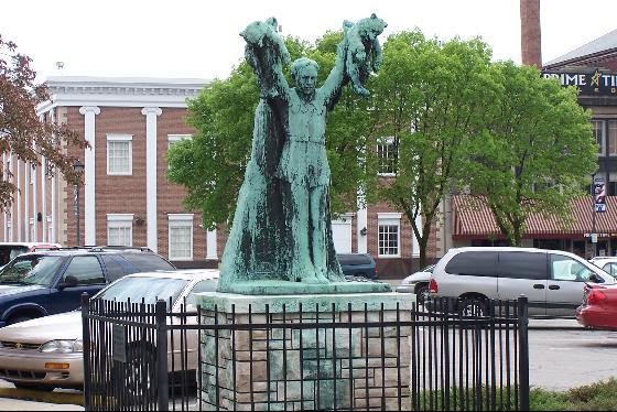 Charles Major Statue, Shelbyville, Shelby County, Indiana