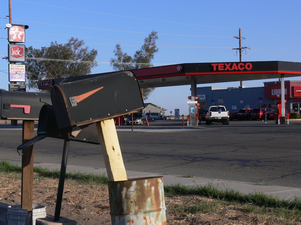 Texaco on Brawley, California
