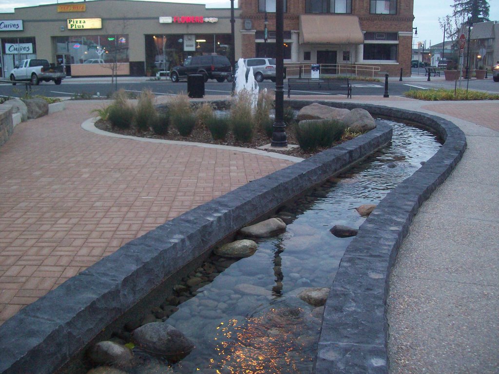 Downtown Riverbank Fountain