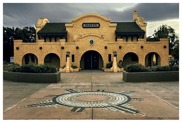 railway station in Davis, CA
