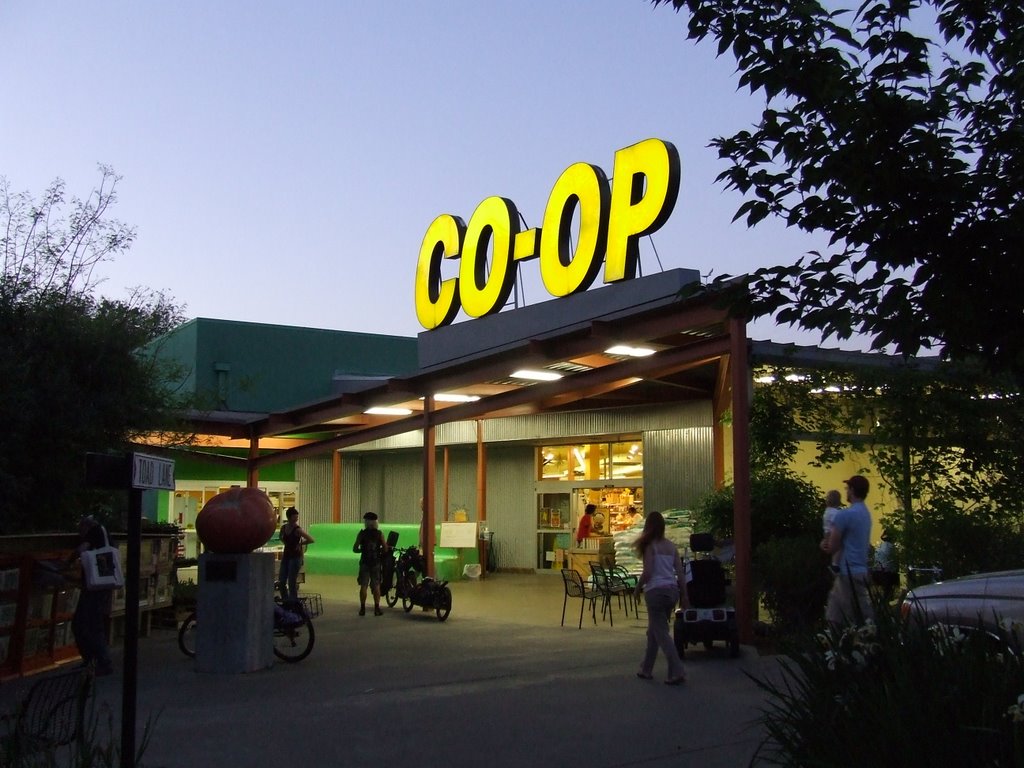 Davis Food Co-op at Nightfall