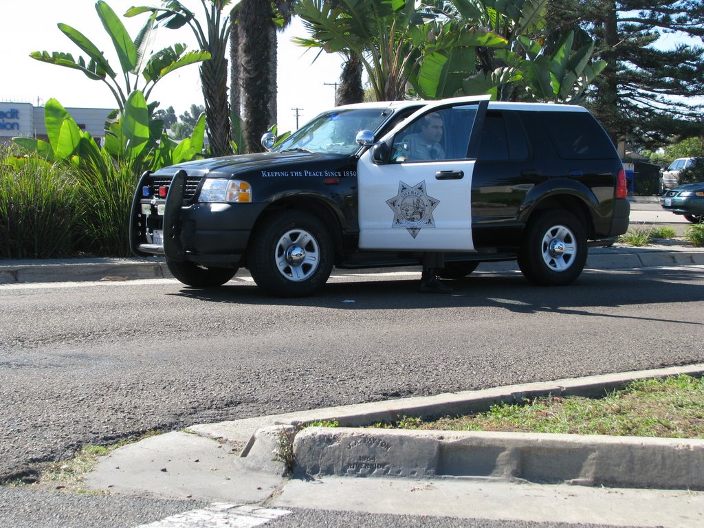 Keeping everyone out of trouble at Imperial Beach.