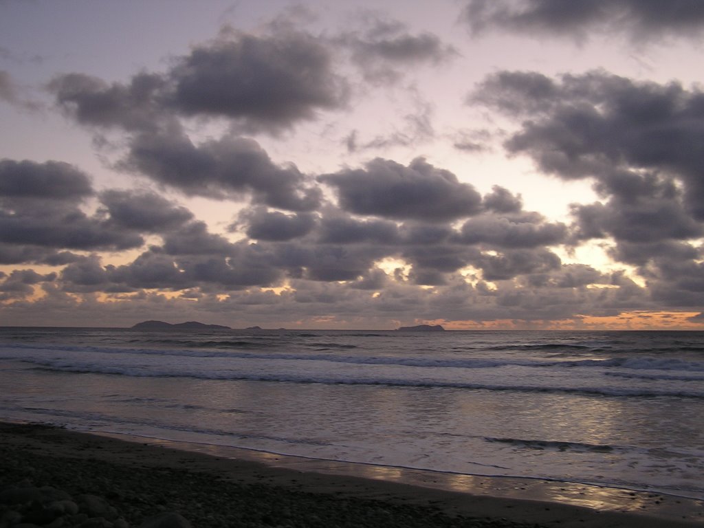 Feb 07 Calm before storm, view of Coronado Islands of Mexico