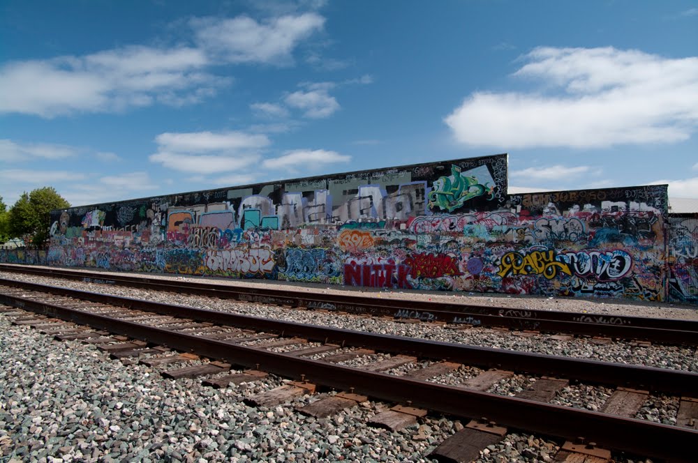 The Local Taggers Artwork, S. Railroad near Van Ness Ave, 4/2011