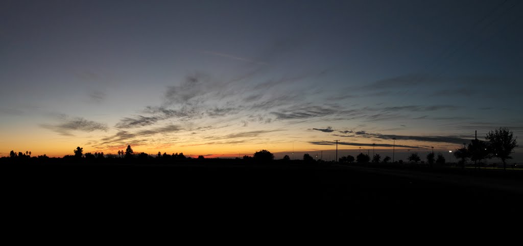 North Ave Sunset near Fresno Regional Sports Complex, 11/2011