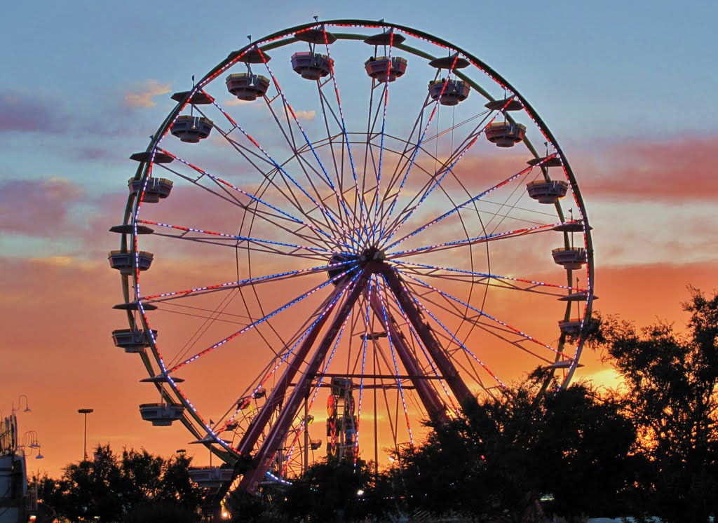 Ferris wheel at Sierra Vista Mall Clovis, Ca.