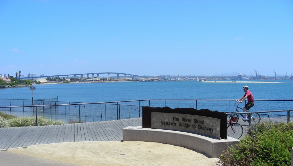 Coronado Bay Bridge from Silver Strand