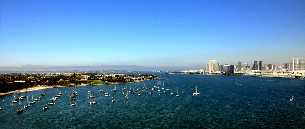 Crossing San Diego Bay, set 2009