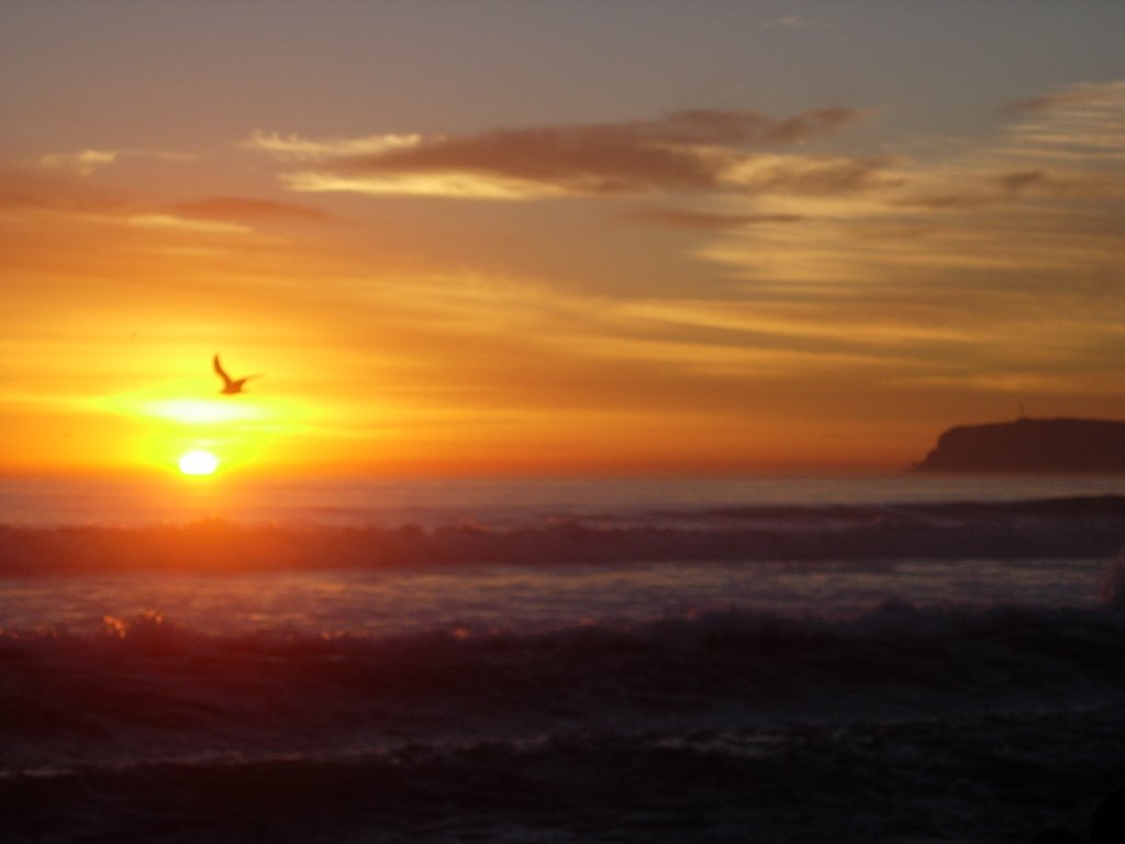 Sunset from the Del with Point Loma