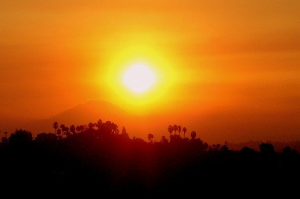 San Diego Wildfire Sunrise