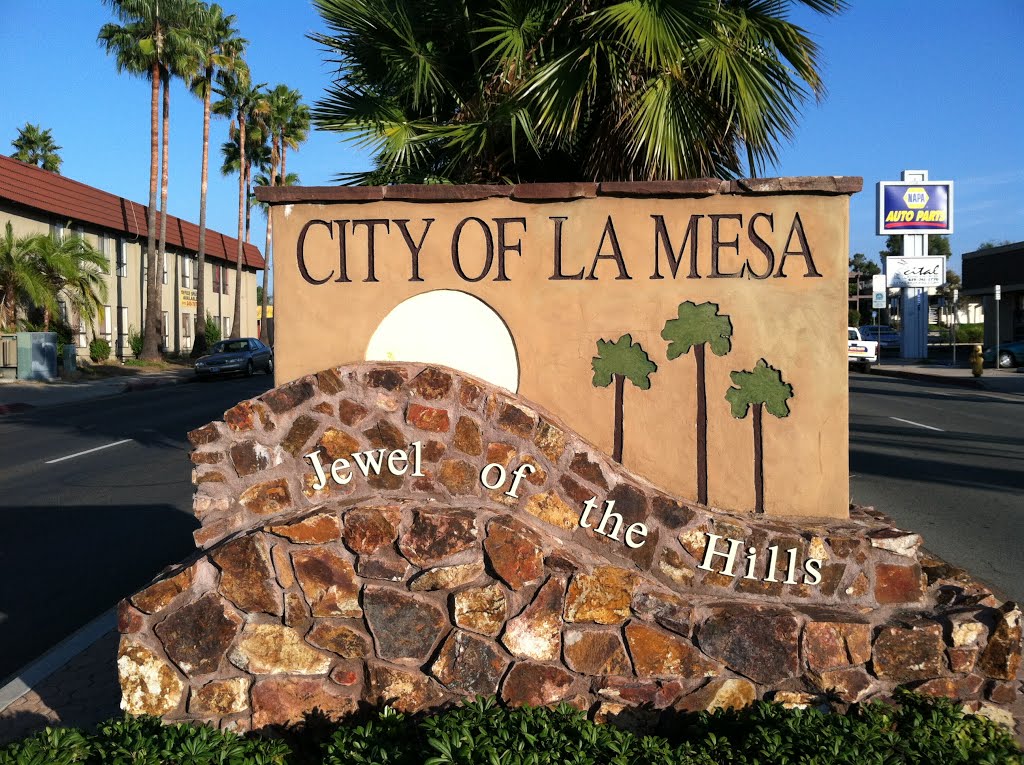 La Mesa City Sign