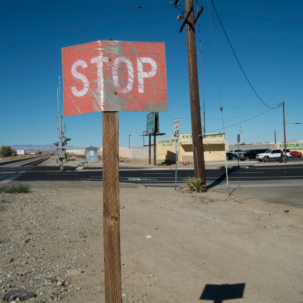 Stop Sign at RR crossing