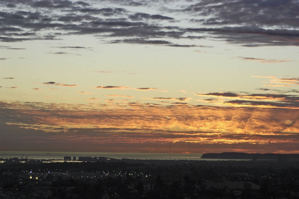 San Diego sunset from La Mesa
