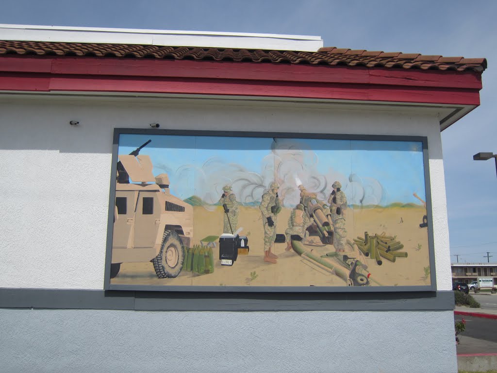 Desert Storm Mural in Lompoc, California