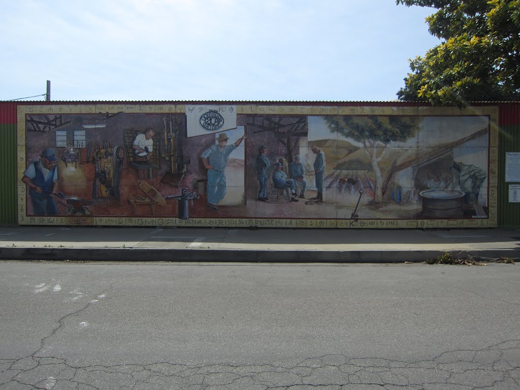 "Domingos Blacksmith Shop" Mural in Lompoc, California