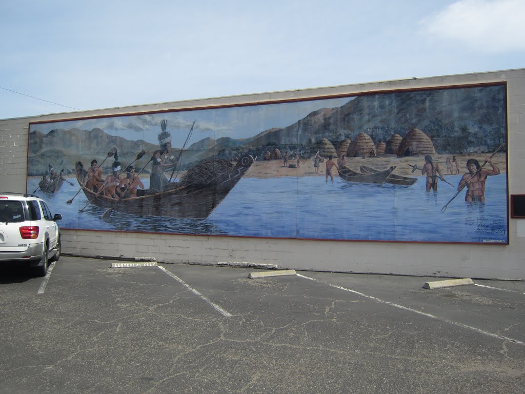 "Chumash Indians" Mural in Lompoc, California