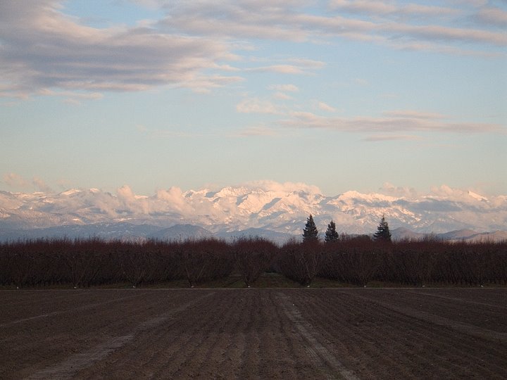 Sunset on Southern Sierra Nevadas: the Silliman Wilderness