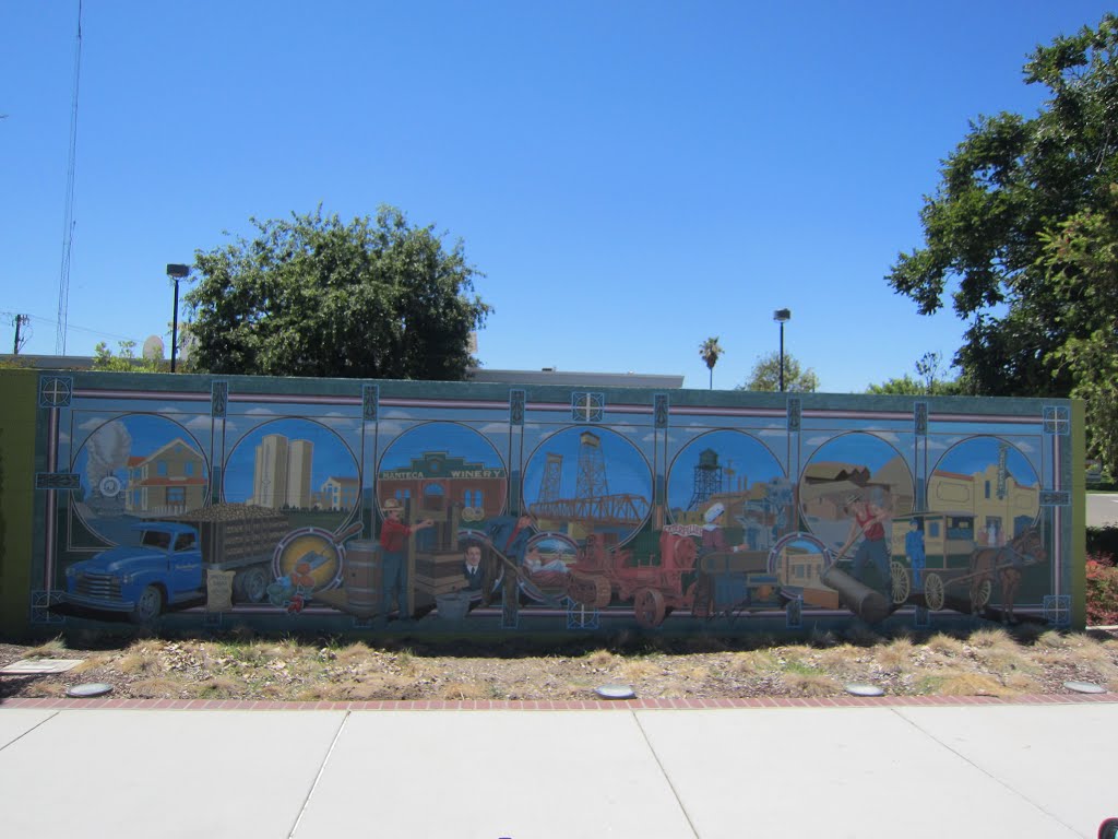 "Manteca Industry" Mural in Manteca, California