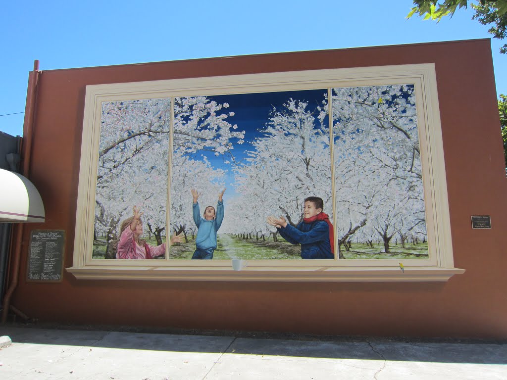"Manteca Snow" Mural in Manteca, California