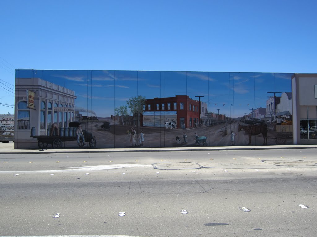 "Crossroads" Mural in Manteca, California