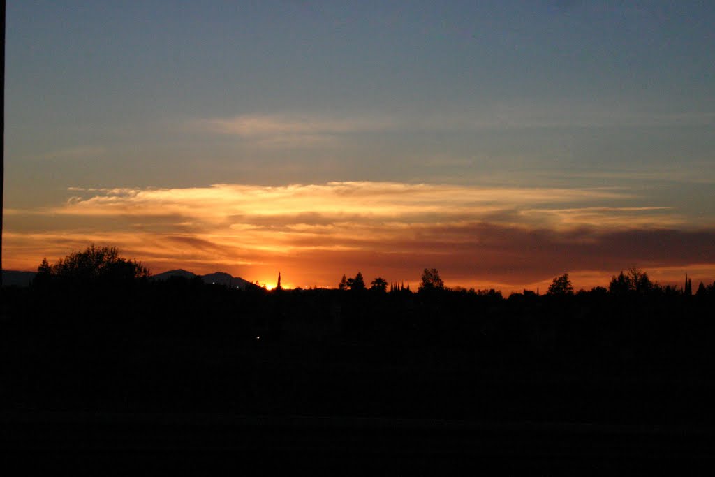 Sunset Over Manteca