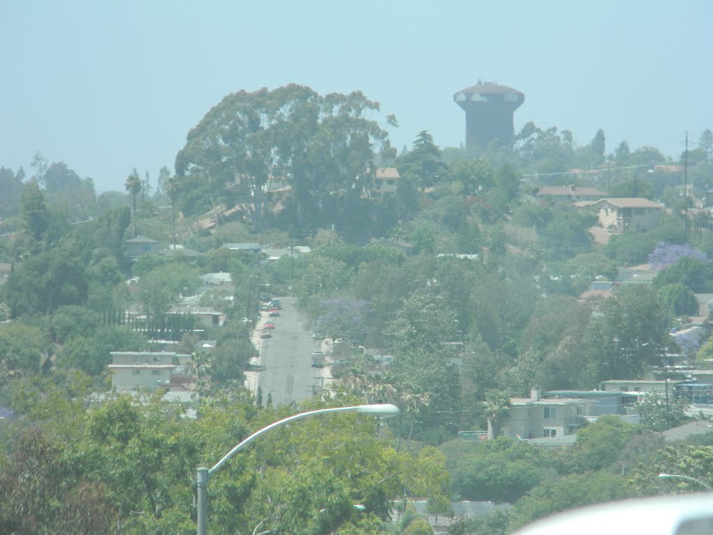 Water tower in El Cajon