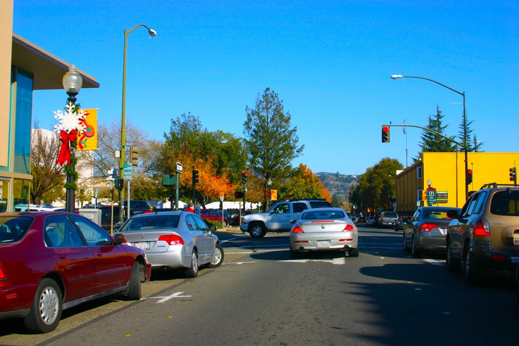 Downtown Napa, California