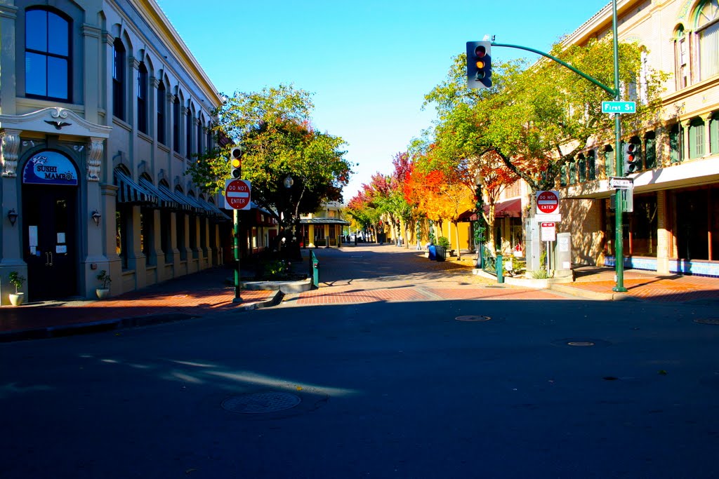 Downtown Napa, California