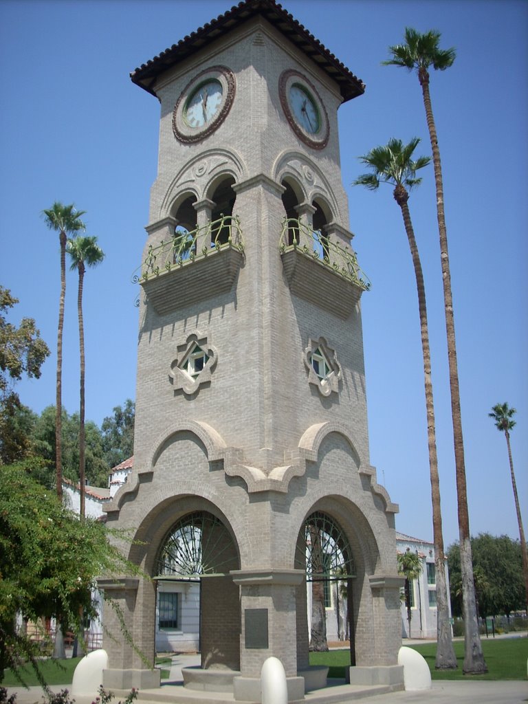 CLOCK TOWER AT PIONEER VILLAGE