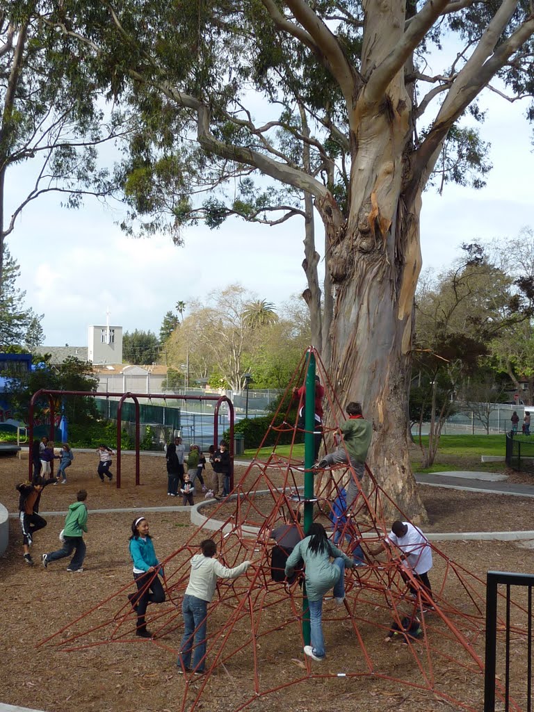 Childrens playground below M.L. King Middle School, Hopkins St.