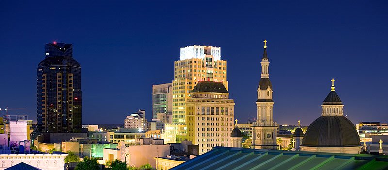 Sacramento Skyline at Night