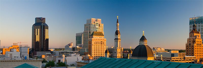 Sacramento Skyline at Sunrise