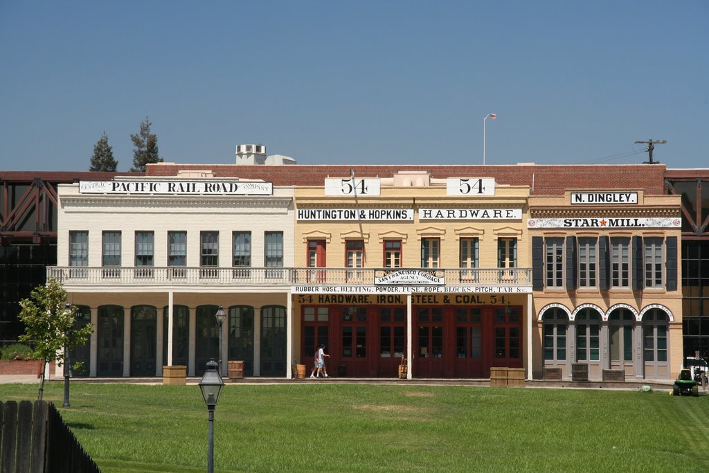Old Sacramento; Merchants Collins Huntington & Mark Hopkins