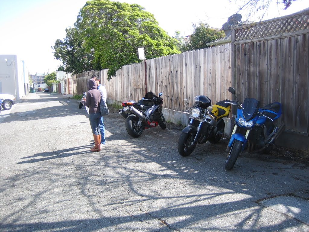 bikes in alley