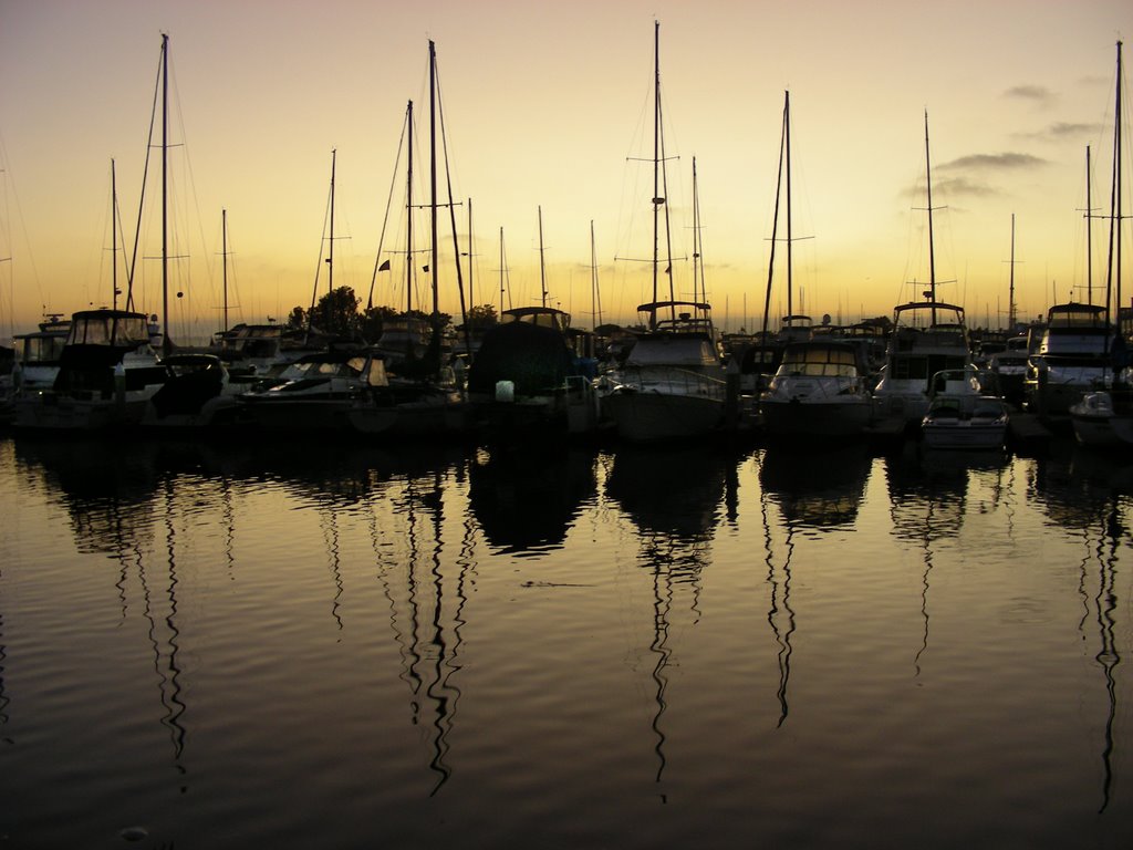 Dusk at Marina Park