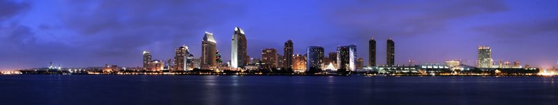 San Diego @ Night Panorama