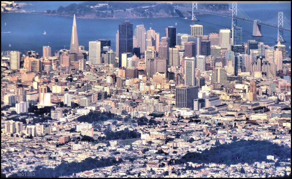San Francisco center  from above.© by leo1383
