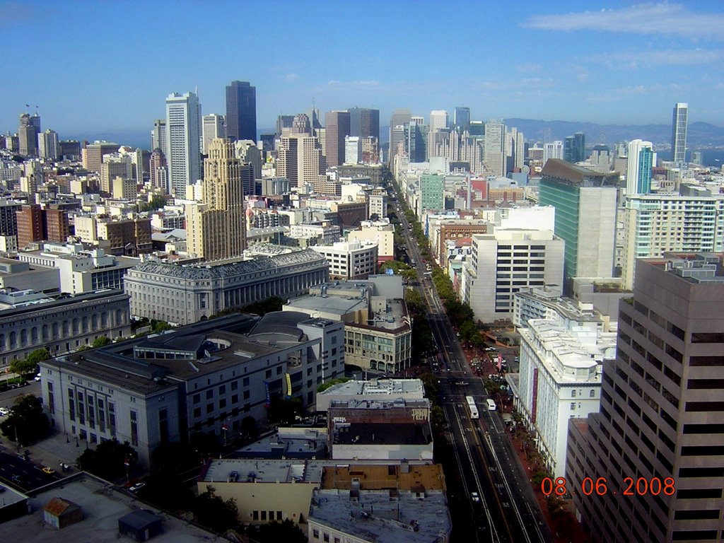 View From 29th Floor Penthouse, Fox Plaza Apartments 8-6-2008