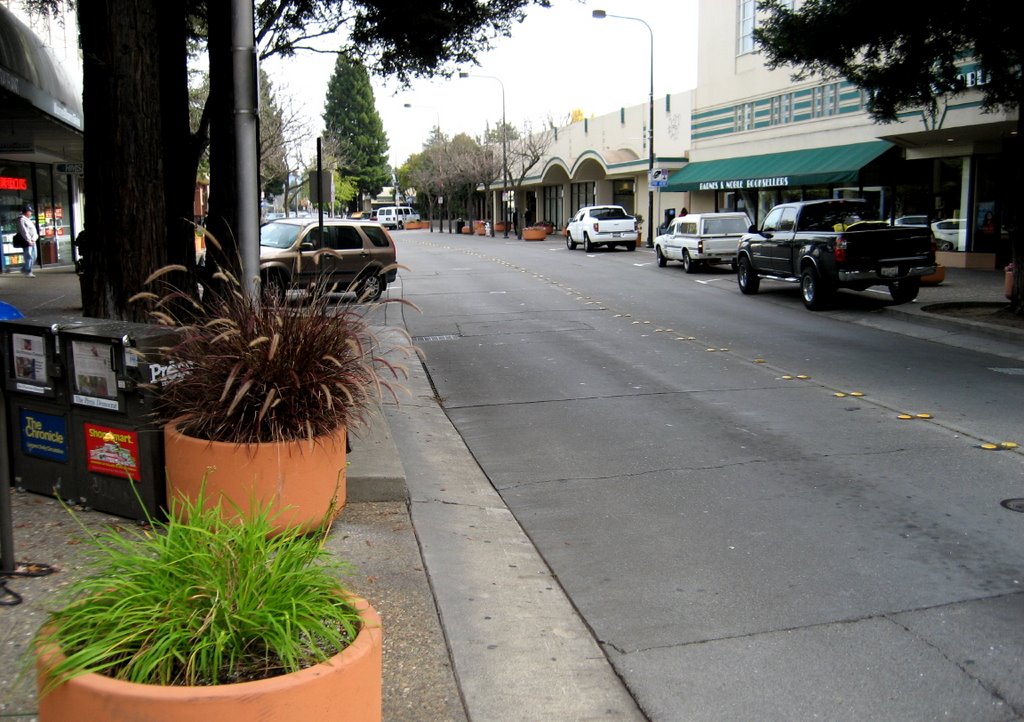 4th and D Streets, Santa Rosa (looking NE)