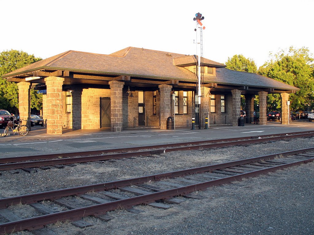 Santa Rosa Depot, Railroad Square District, Santa Rosa, CA